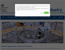 Tablet Screenshot of fusion-industry.org.uk
